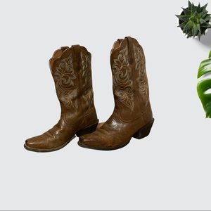 Ariat Women's Round Up Western Boots Blue stitched